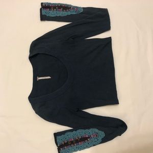 Free people thermal long sleeve shirt small